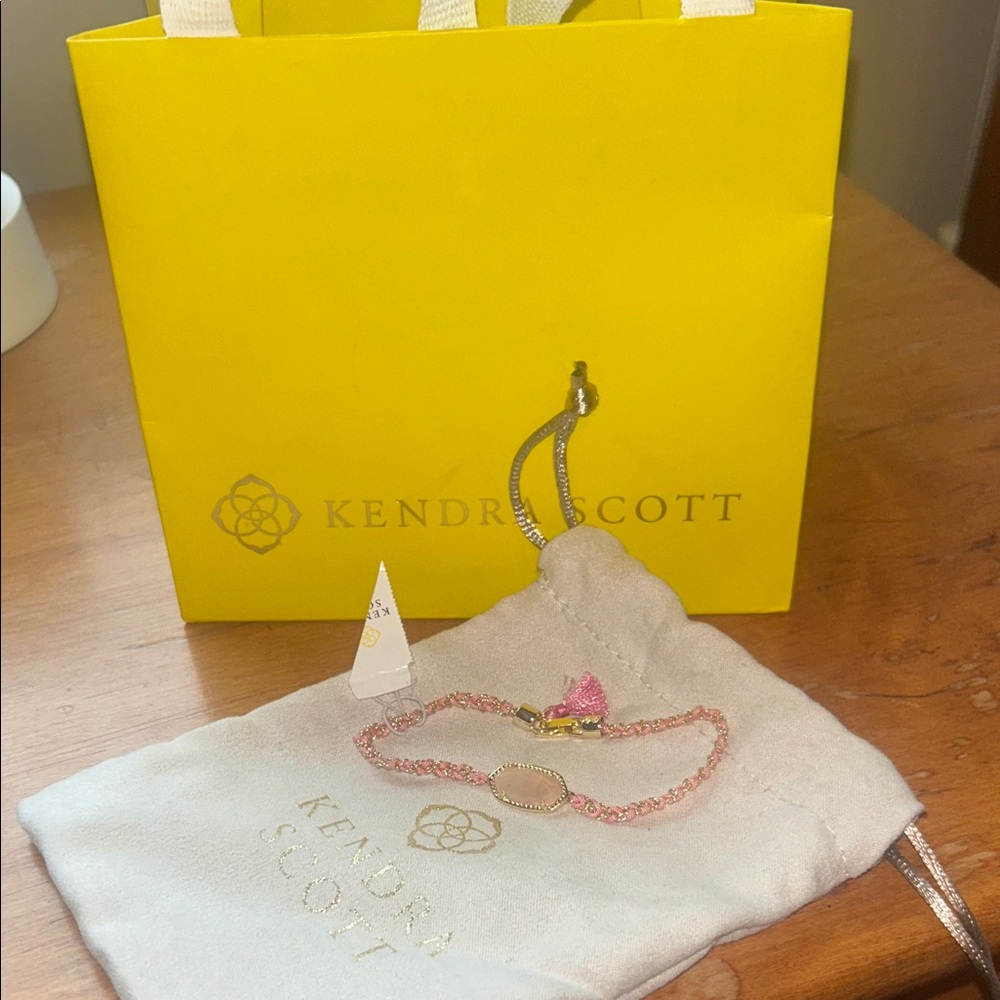 Kendra Scott Elaina Braided Bracelet Rose